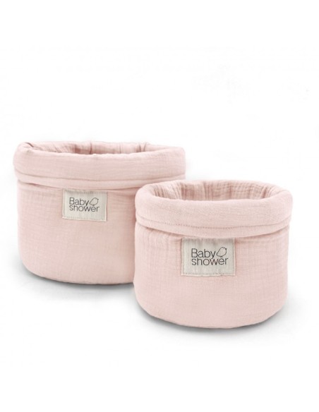 Cesta pequeña nude powder