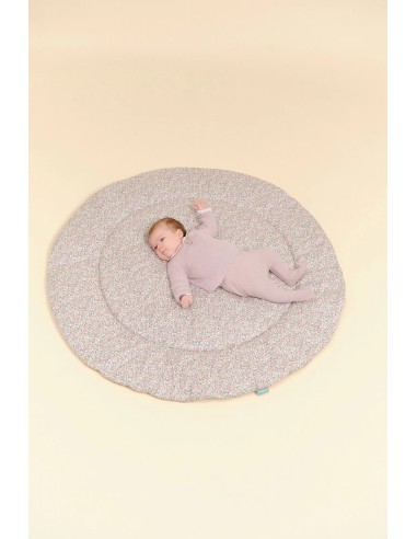Alfombra redonda para bebé peony