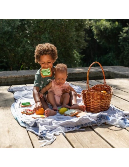 Mordedor bebé tostada aguacate