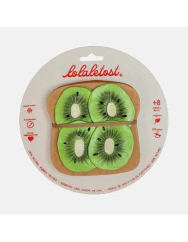 Mordedor bebé tostada kiwi