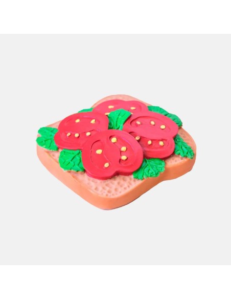 Mordedor bebé tostada tomate