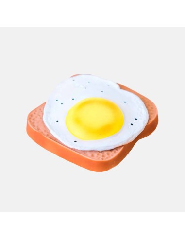 Mordedor bebé tostada huevo