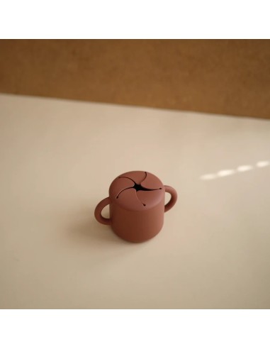 Taza para snack silicona solid woodchuck