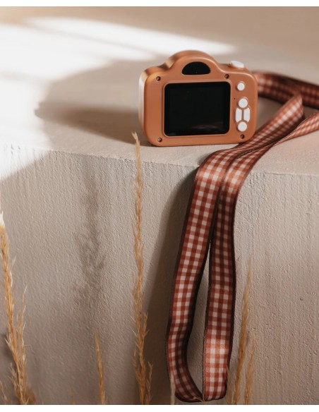 Cámara de fotos digital vintage squares