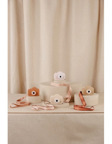 Cámara de fotos digital vintage squares