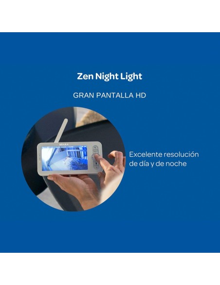 Vigilabebés Zen premium night blanco