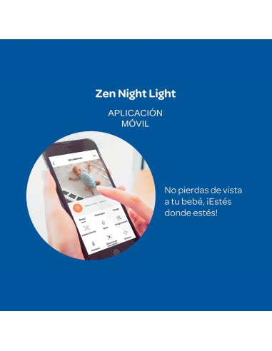 Vigilabebés Zen premium night blanco