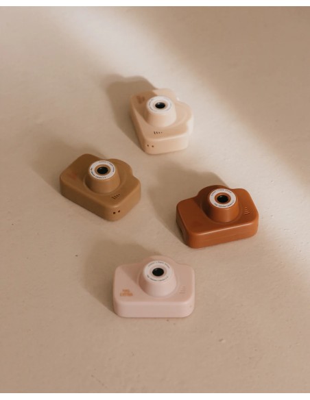 Cámara de fotos digital vintage squares