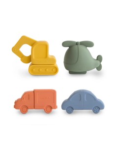 Pack 4 vehiculos baño solid multi