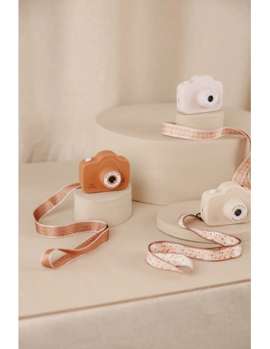 Cámara de fotos digital vintage squares