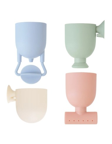 Pack 4 piezas pour&play baño solid multi