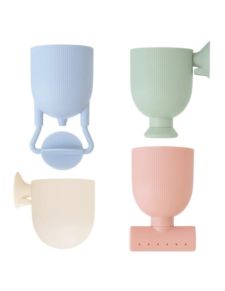 Pack 4 piezas pour&play baño solid multi