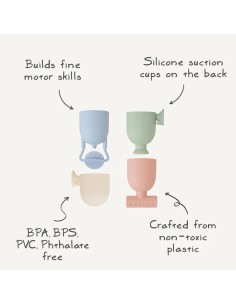 Pack 4 piezas pour&play baño solid multi 2