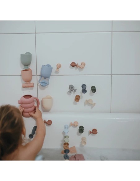 Pack 4 piezas pour&play baño solid multi