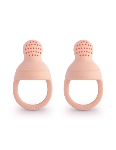 Pack dos alimentadores silicona solid blush