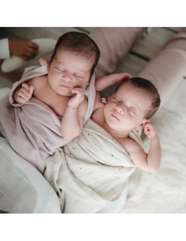 Muselina solid soft mauve