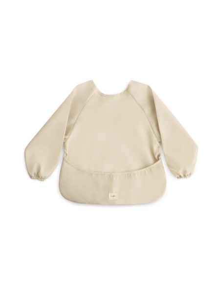 Babero con mangas solid fog