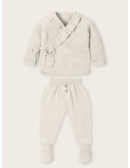 Traje, polaina con pie milan+olaf staywild-tinyblüm milk