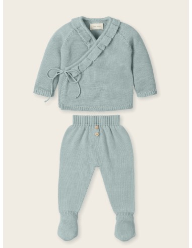 Traje, polaina con pie milan+olaf staywild-tinyblüm aqua green