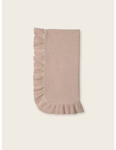 Mantita punto algodón hazel neutrals blush