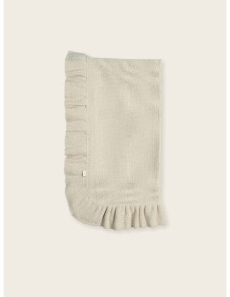 Mantita punto algodón hazel neutrals mousse