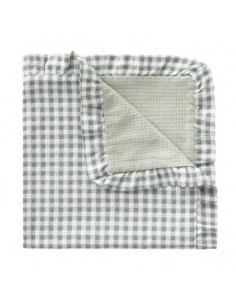 Manta reversible 65x65x1 cm vicky verde