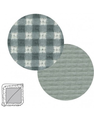 Manta reversible 65x65x1 cm vicky verde