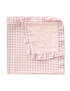 Manta reversible 65x65x1 cm vicky rosa