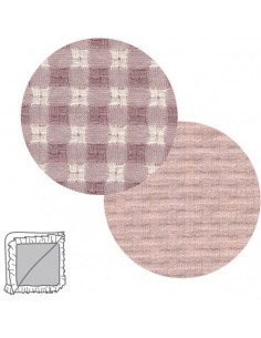 Manta reversible 65x65x1 cm vicky rosa 2