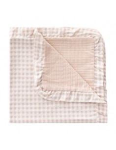 Manta reversible 65x65x1 cm vicky beige