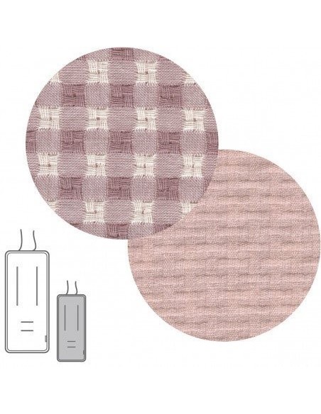 Colchoneta silla universal recta vicky rosa 30x80x1 cm