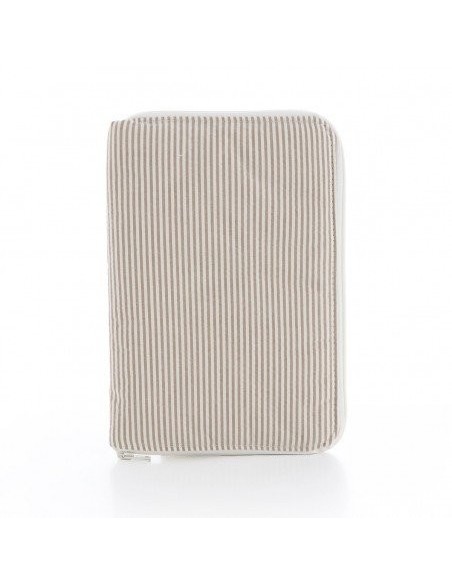 Portadocumentos derby beige 3x19x27 cm