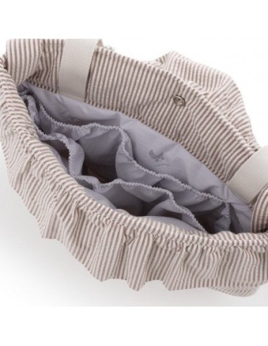 Bolso maternal boho candela wine 3,5x41x38,5 cm