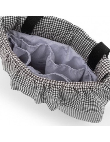 Bolso maternal boho polo black 3.5x41x38.5 cm