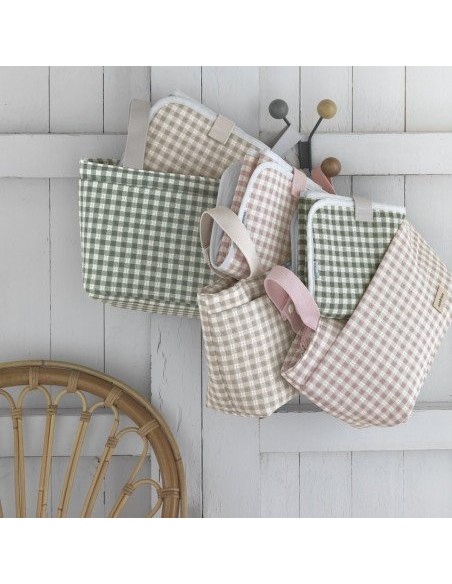 Bolso organizador vicky verde 13x38x20 cm