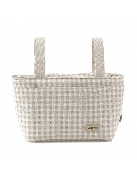 Bolso organizador vicky beige 13x38x20 cm