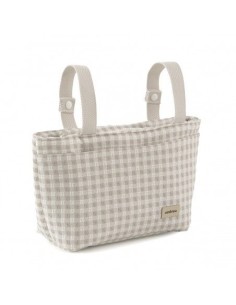Bolso organizador vicky beige 13x38x20 cm 2