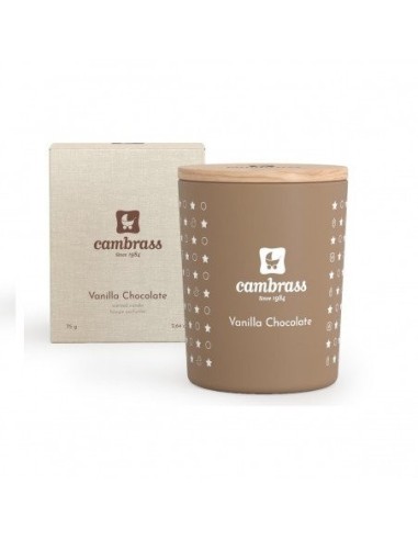 Vela aromatica 10 cl star vainilla chocolate 5.5x5.5x6.5 cm