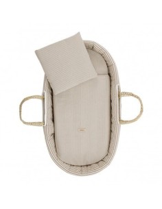 Moises de palma acolchado derby beige 39x80x25 cm 2