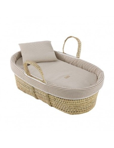 Moises de palma acolchado derby beige 39x80x25 cm