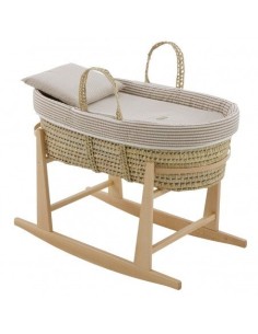 Moises de palma acolchado derby beige 39x80x25 cm