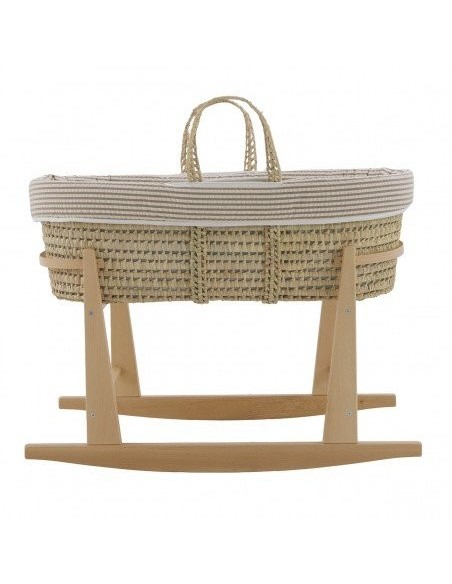 Moises de palma acolchado derby beige 39x80x25 cm