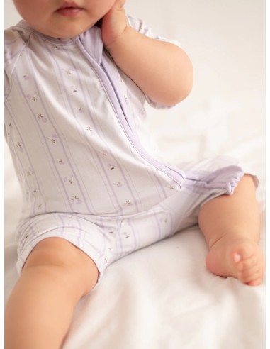 Pijama corto con cremallera provence