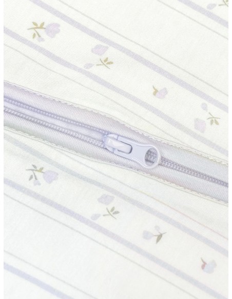 Pijama corto con cremallera provence