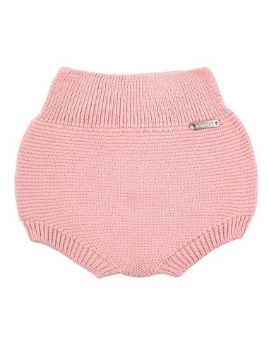 Culote basico punto bobo rosa palo