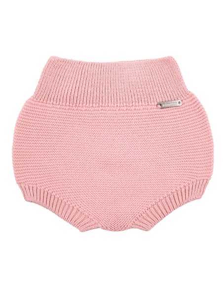 Culote basico punto bobo rosa palo