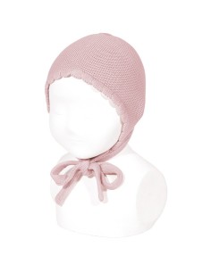 Capota de bebe punto bobo ropa palo