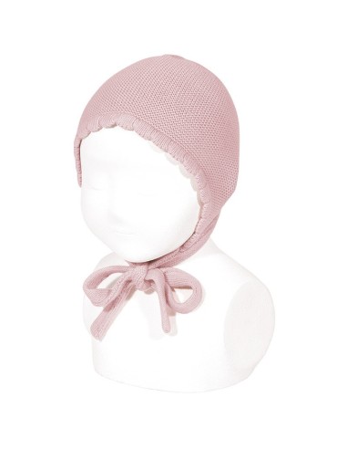 Capota de bebe punto bobo ropa palo