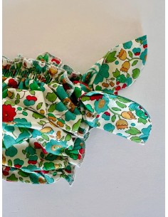 Bikini en liberty Betsy turquoise