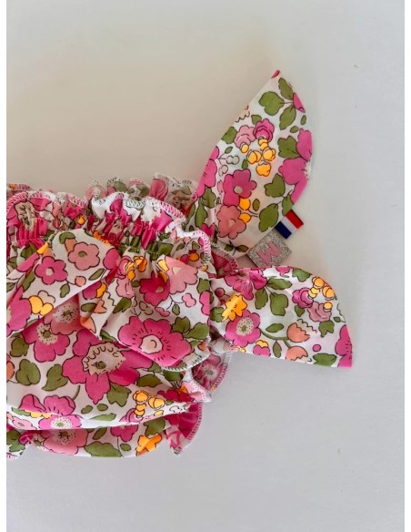 Bikini en liberty Betsy oranger